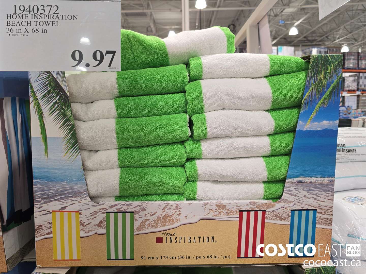 1940372 HOME INSPIRATION BEACH TOWEL 36