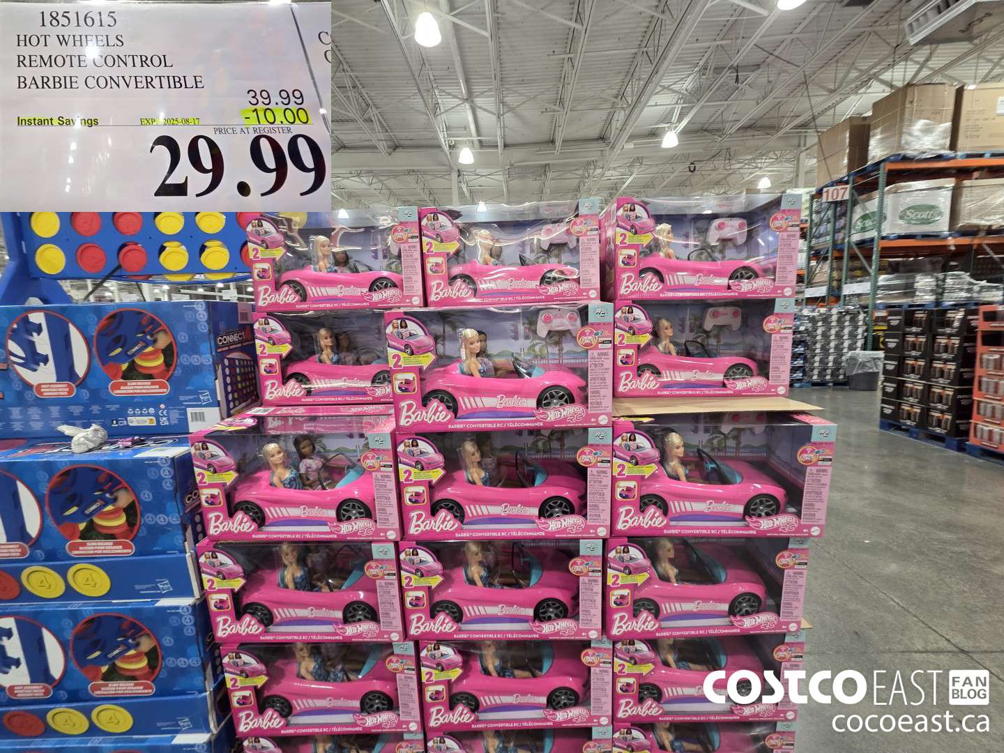 1851615 HOT WHEELS REMOTE CONTROL BARBIE CONVERTIBLE ($10.00 INSTANT SAVINGS EXPIRES ON 2025-08-17) $29.99