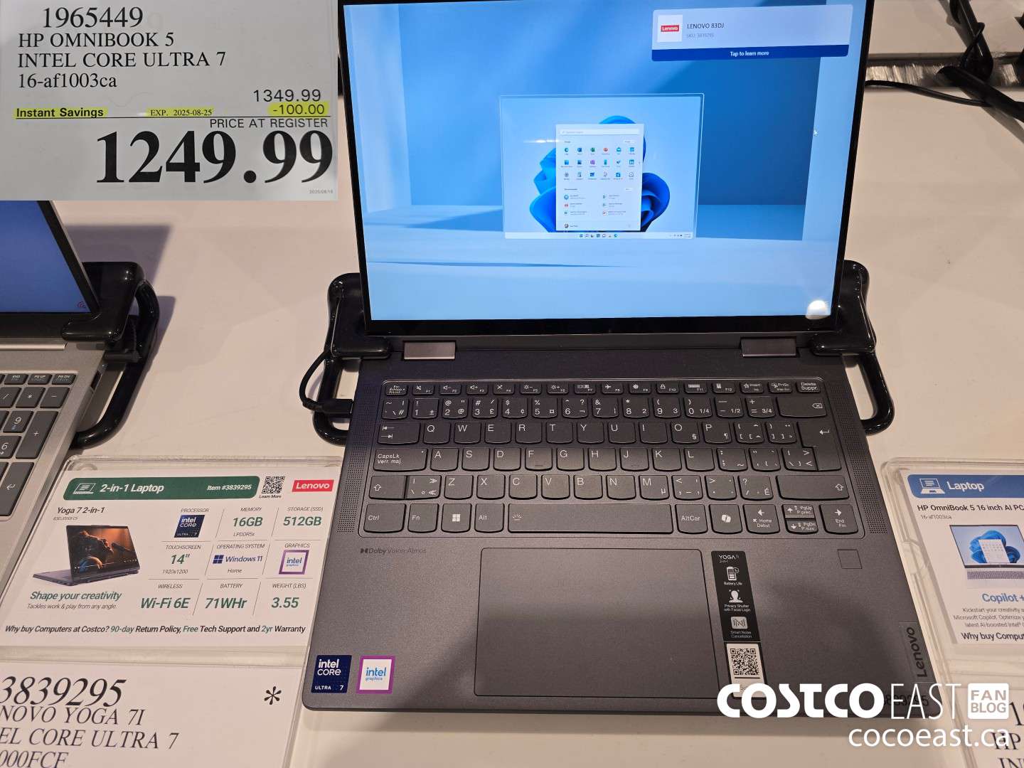 1965449 HP OMNIBOOK 5 INTEL CORE ULTRA 7 16-af1003ca ($100.00 INSTANT SAVINGS EXPIRES ON 2025-08-25) $1249.99