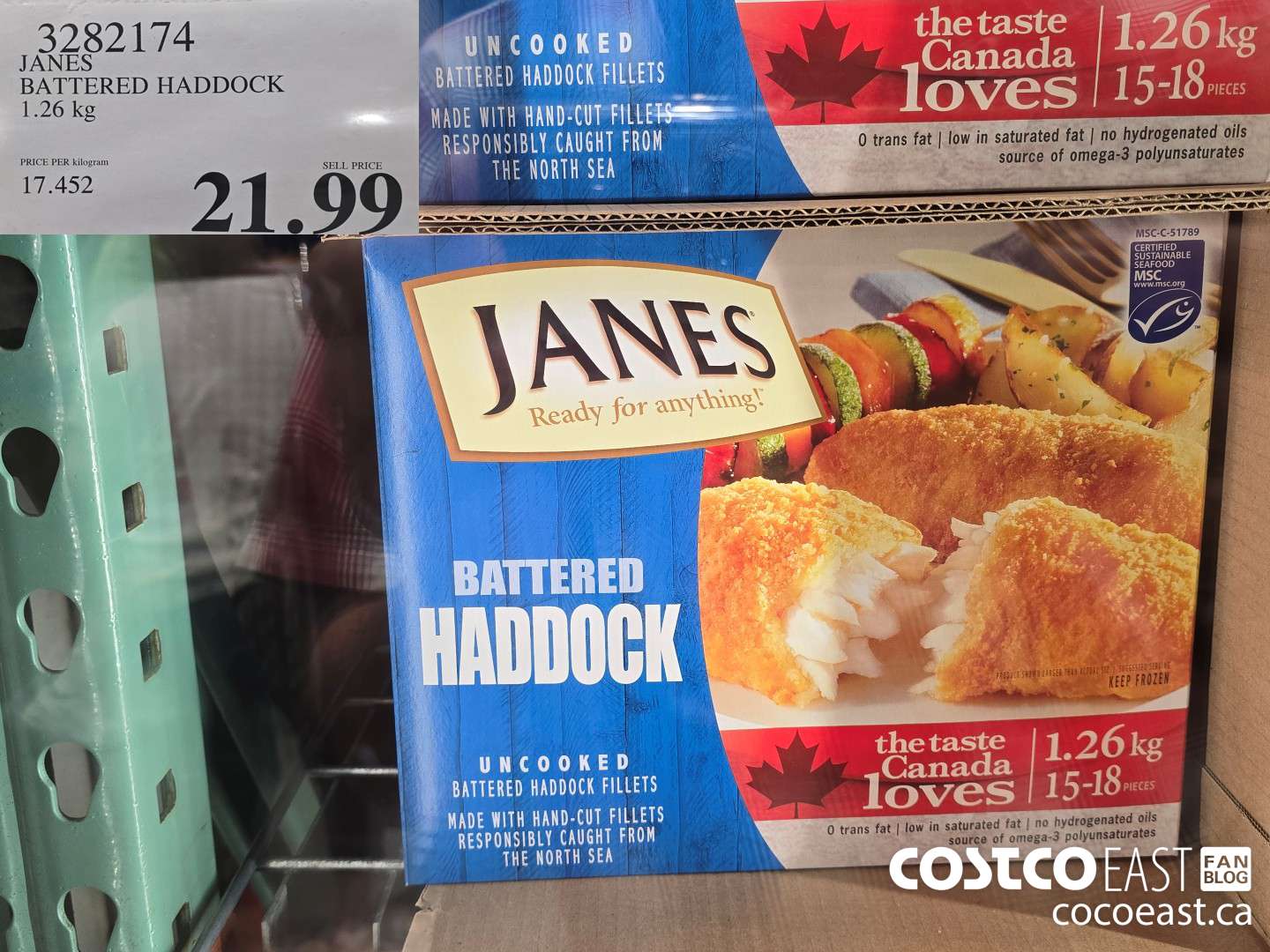 3282174 JANES BATTERED HADDOCK 1.26 kg $21.99