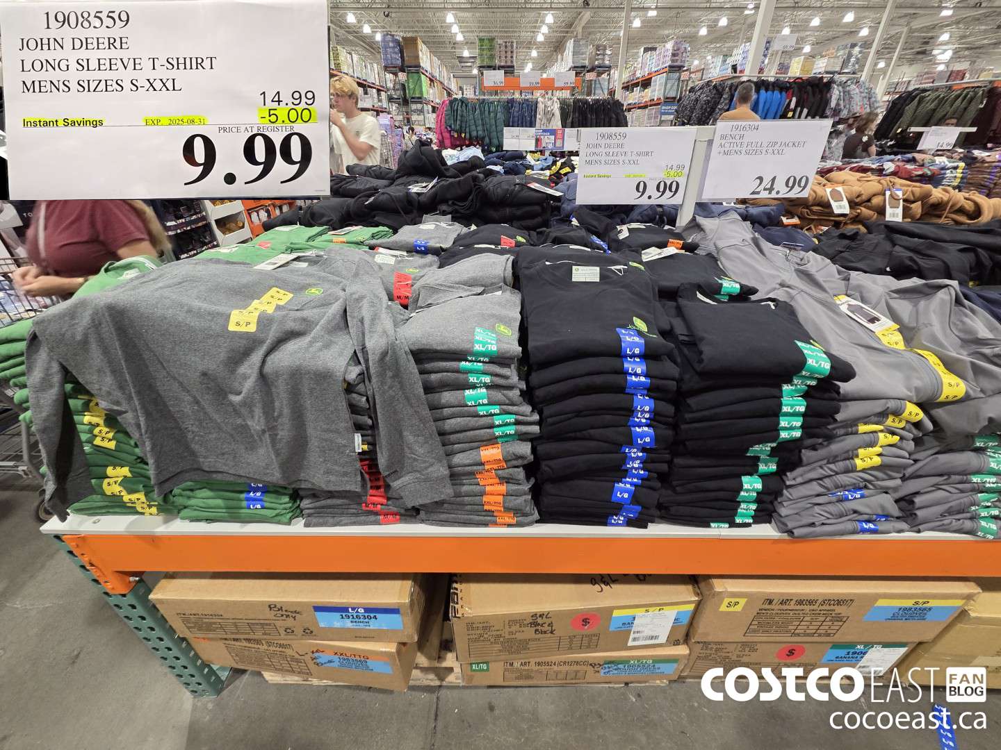 1908559 JOHN DEERE LONG SLEEVE T-SHIRT MENS SIZES S-XXL ($5.00 INSTANT SAVINGS EXPIRES ON 2025-08-31) $9.99