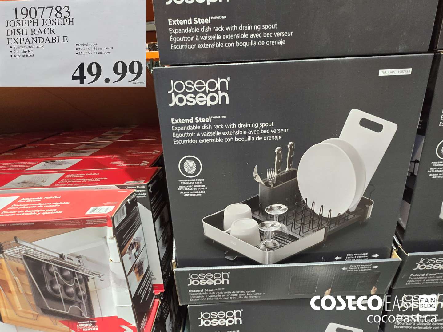 1907783 JOSEPH JOSEPH DISH RACK EXPANDABLE $49.99