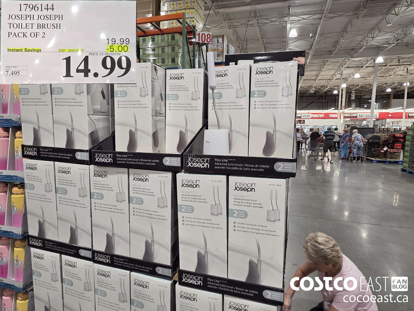 1796144 JOSEPH JOSEPH TOILET BRUSH PACK OF 2 ($5.00 INSTANT SAVINGS EXPIRES ON 2025-09-07) $14.99