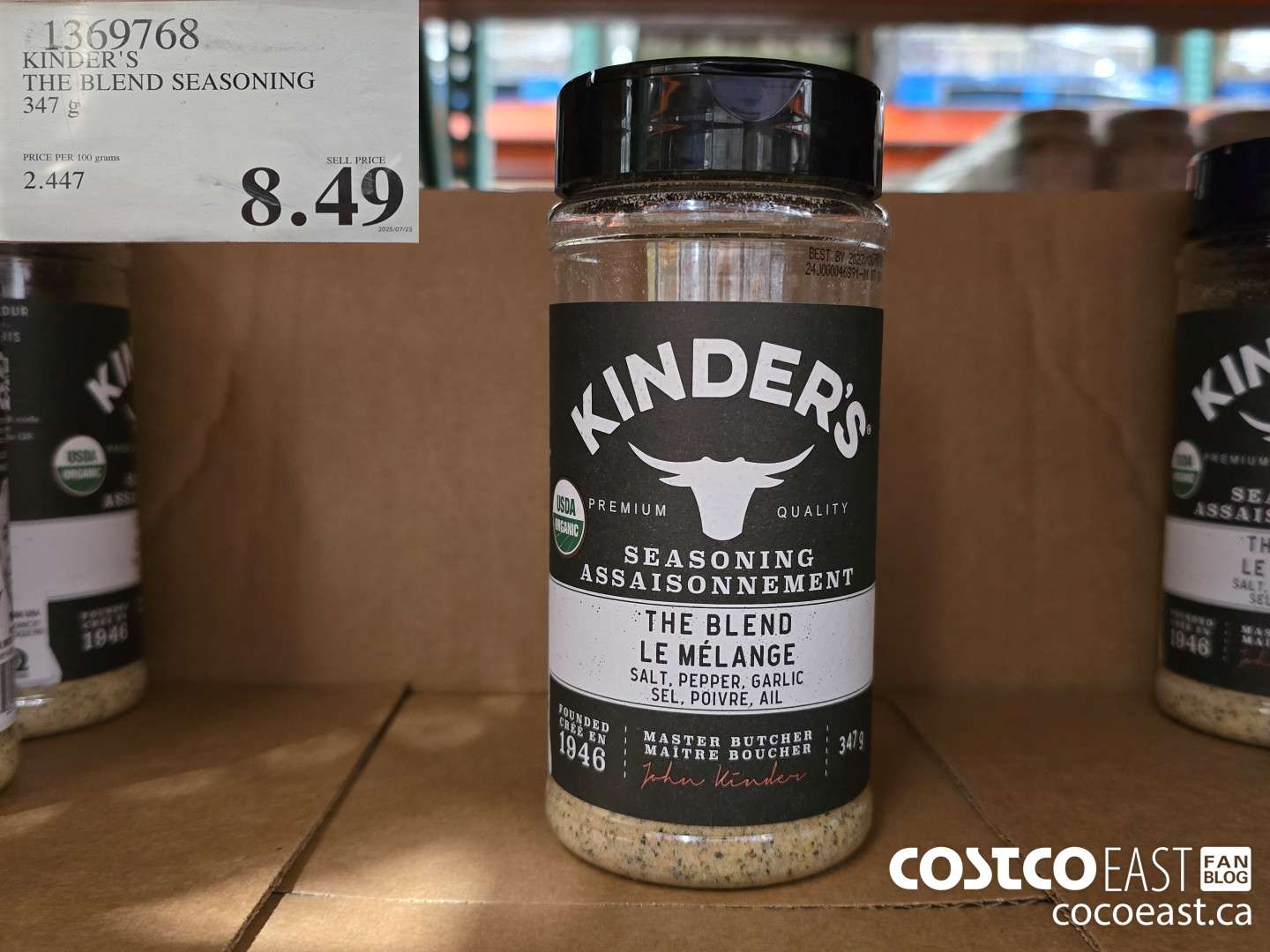 1369768 KINDER'S THE BLEND SEASONING 347 g $8.49