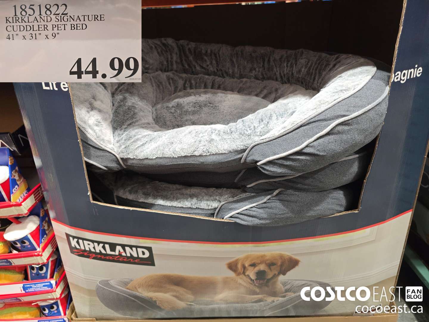 1851822 KIRKLAND SIGNATURE CUDDLER PET BED 41