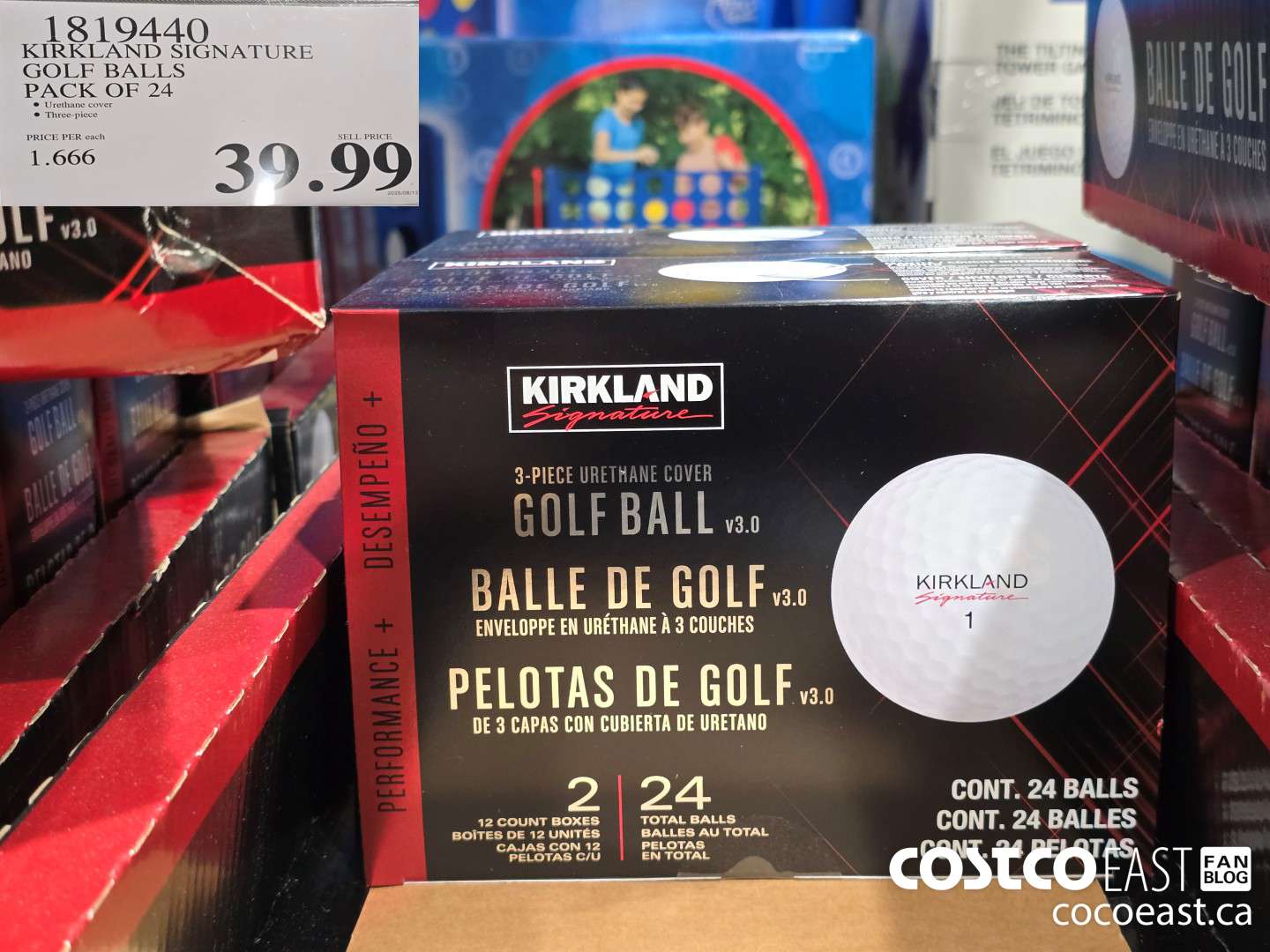 1819440 KIRKLAND SIGNATURE GOLF BALLS PACK OF 24 $39.99