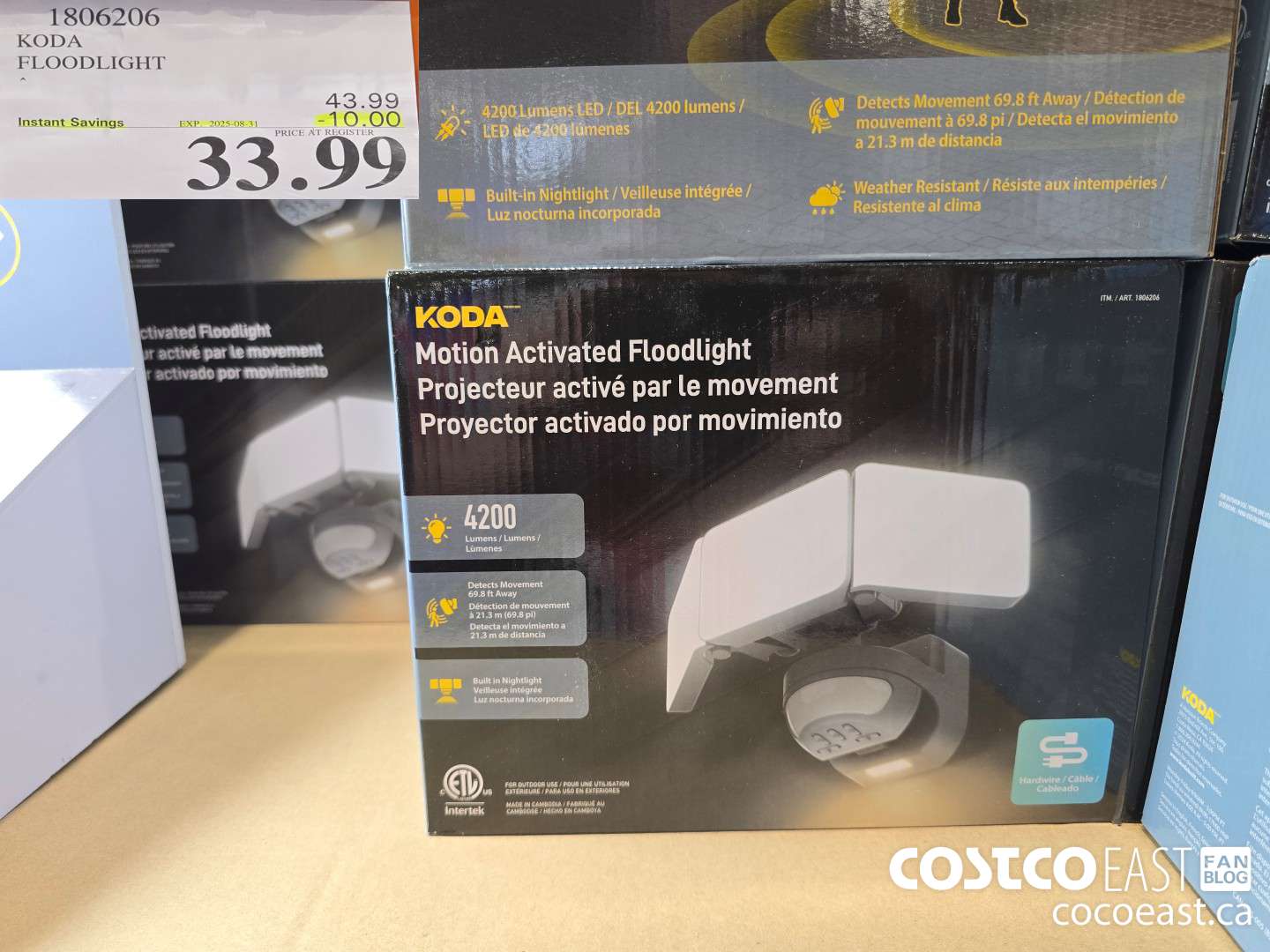 1806206 KODA FLOODLIGHT ($10.00 INSTANT SAVINGS EXPIRES ON 2025-08-31) $33.99