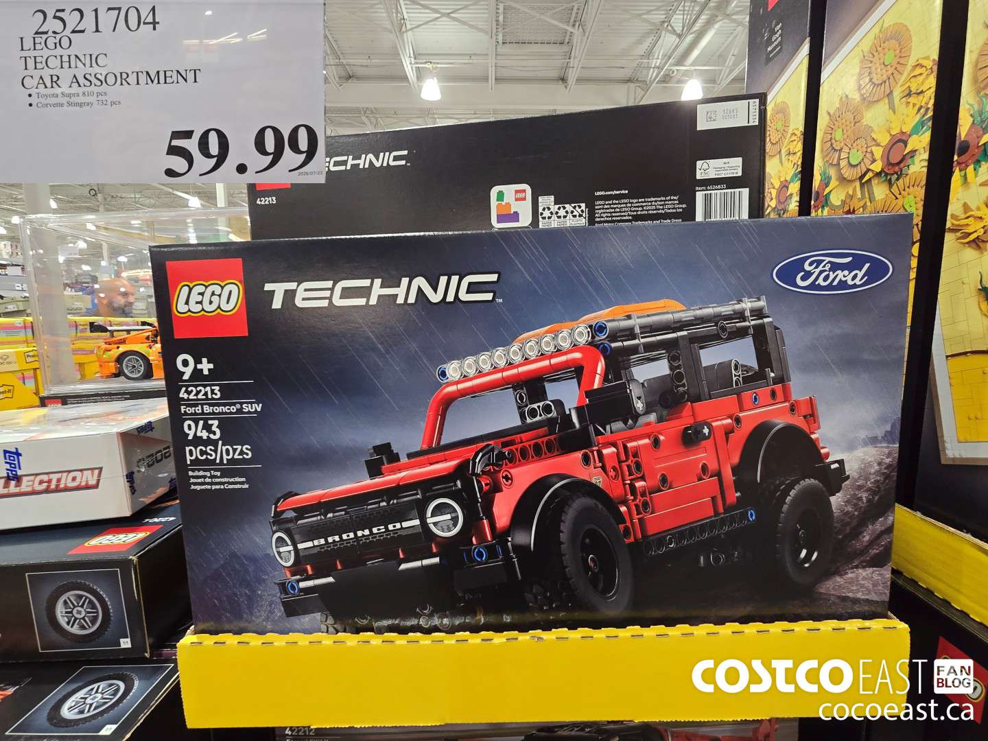 2521704 LEGO TECHNIC CAR ASSORTMENT $59.99