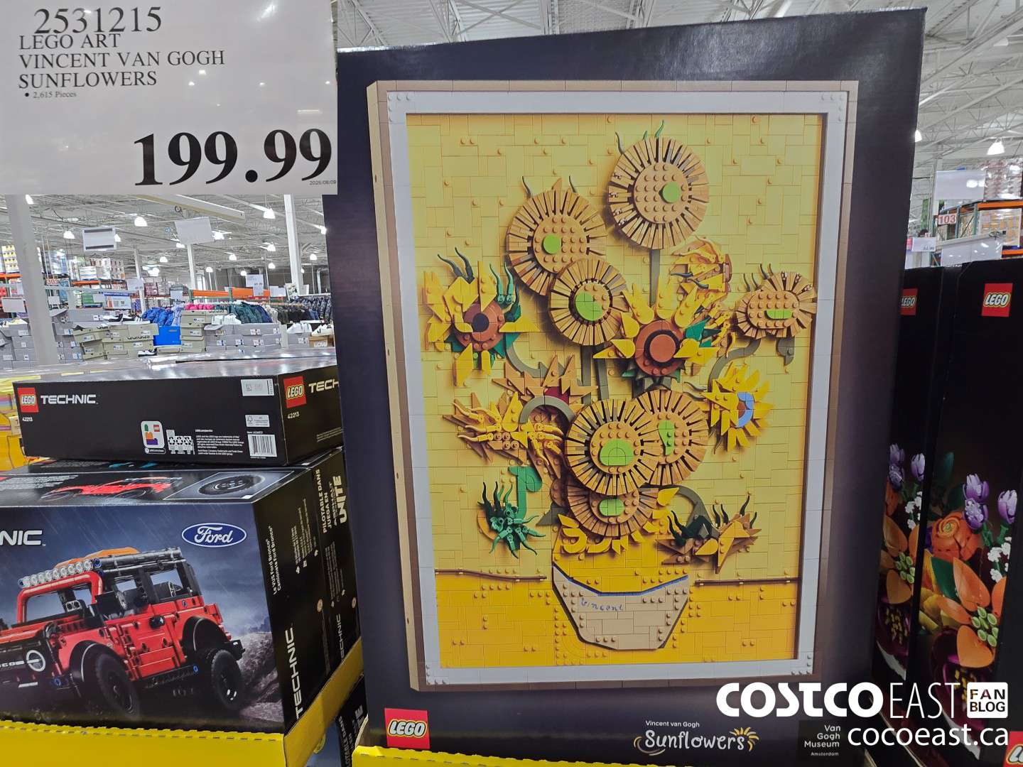 2531215 LEGO VINCENT VAN GOGH SUNFLOWERS $199.99