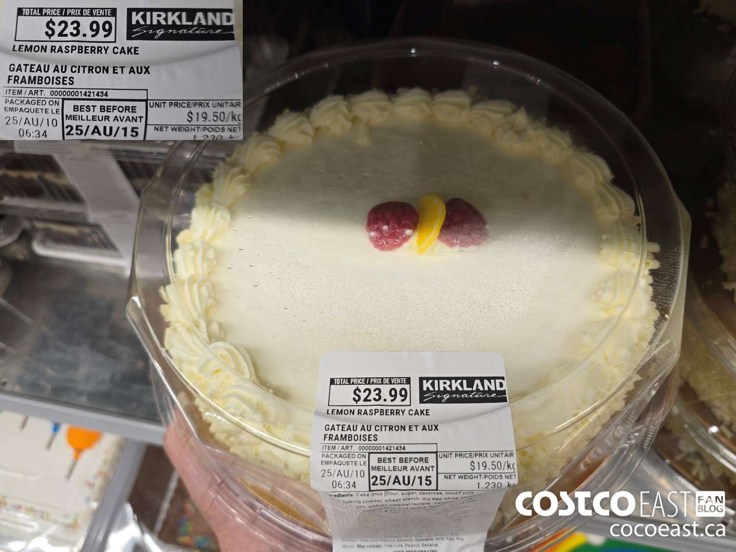 1421434 LEMON RASPBERRY CAKE $23.99