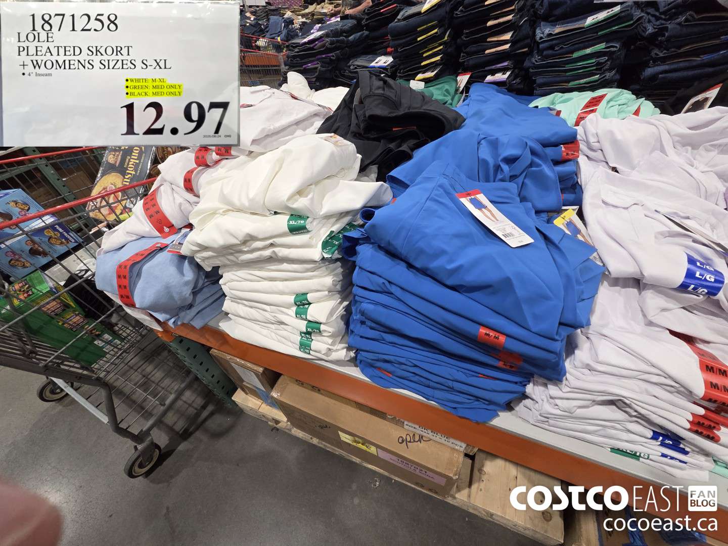 1871258 LOLE PLEATED SKORT +WOMENS SIZES XS-XL ($6.00 INSTANT SAVINGS) $12.97