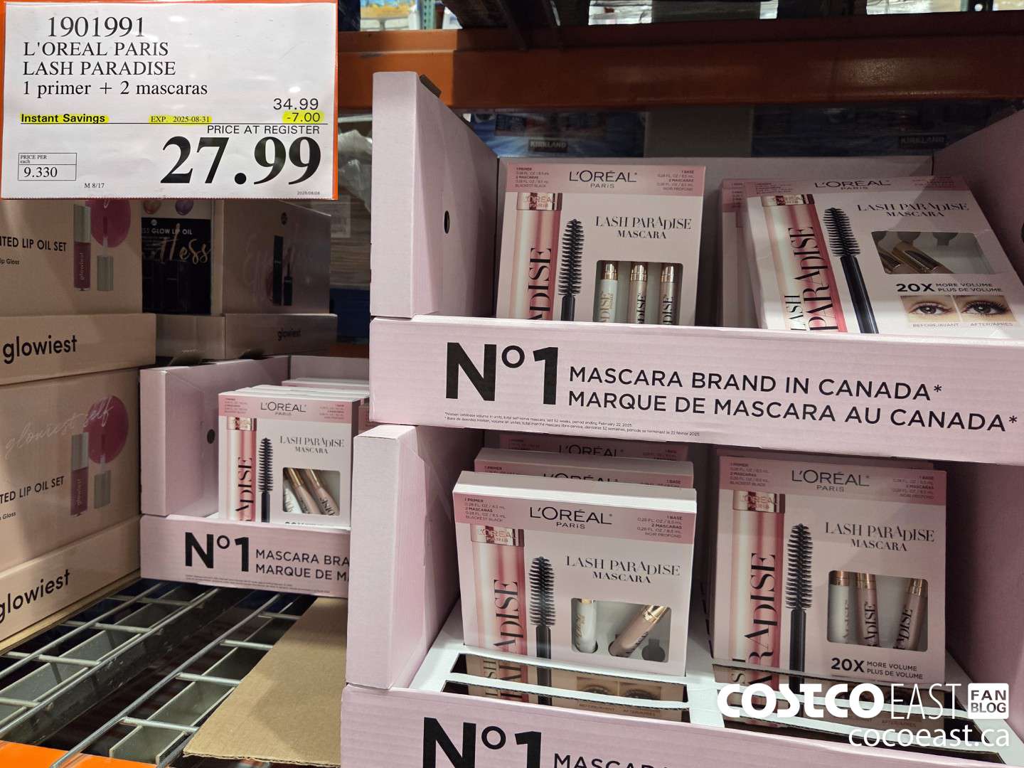 1901991 L'OREAL PARIS LASH PARADISE 1 primer + 2 mascaras ($7.00 INSTANT SAVINGS EXPIRES ON 2025-08-31) $27.99