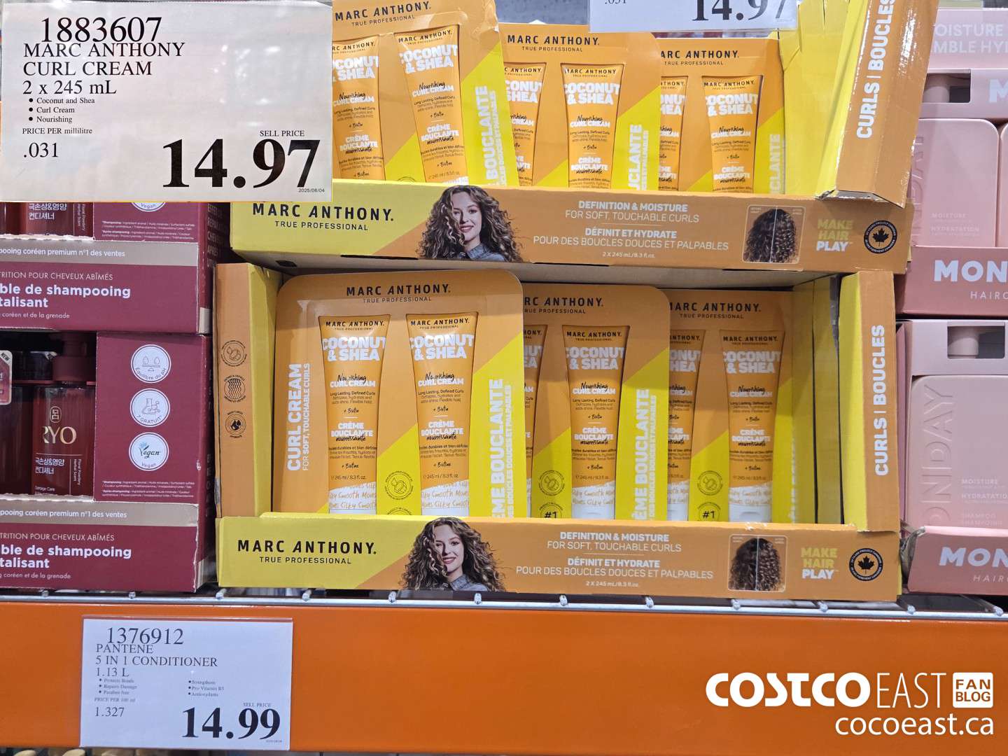 1883607 MARC ANTHONY CURL CREAM 2 X 245 ML ($5.00 INSTANT SAVINGS) $14.97