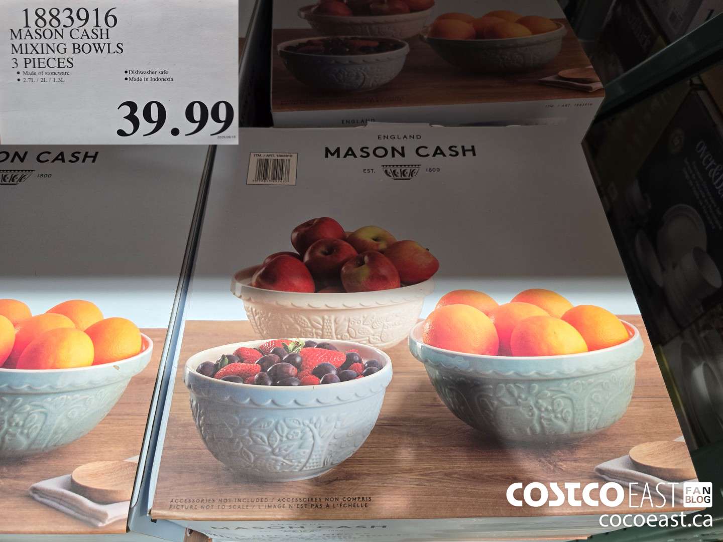 1883916 MASON CASH MIXING BOWLS 3 PIECES $39.99