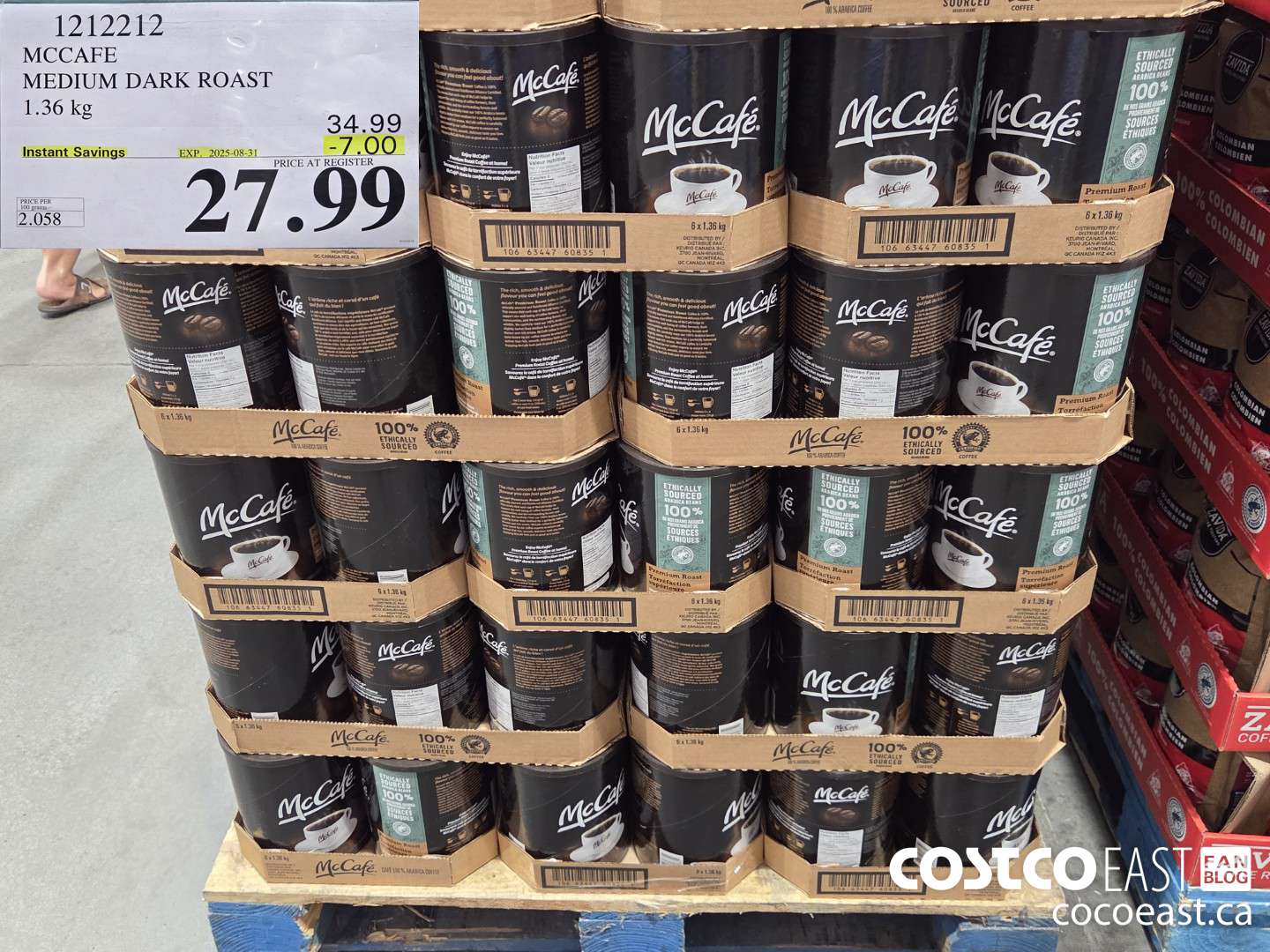 1212212 MCCAFE PREMIUM ROAST COFFEE 1.36 kg ($7.00 INSTANT SAVINGS EXPIRES ON 2025-08-31) $27.99