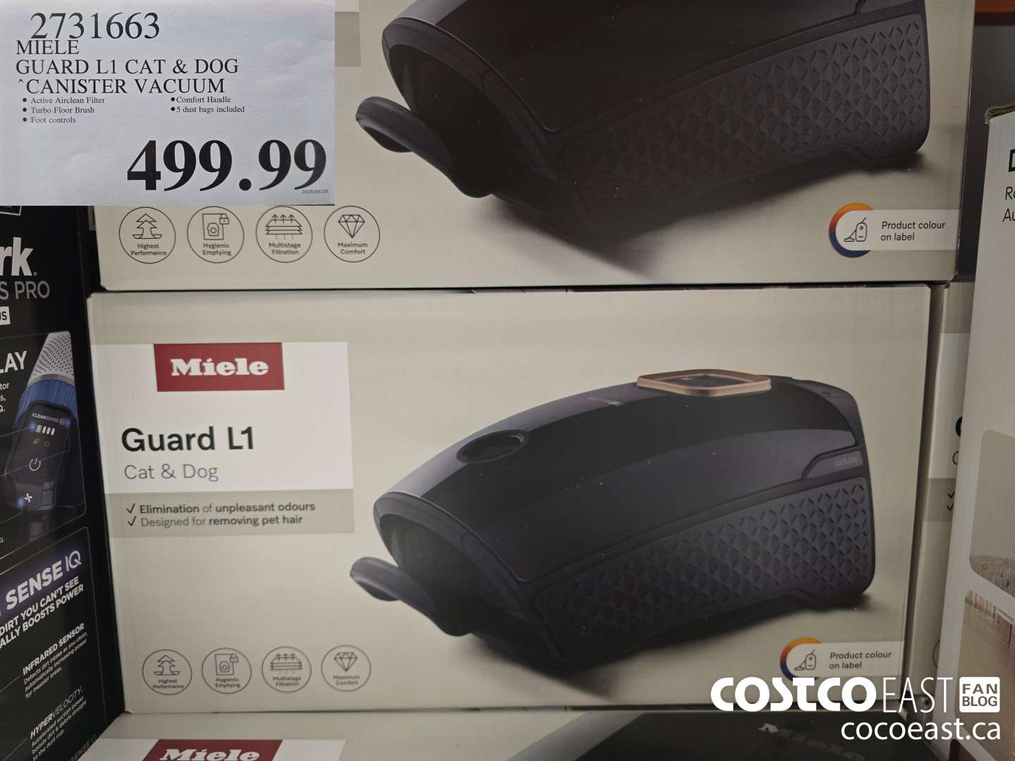 2731663 MIELE GUARD L1 CAT & DOG CANISTER VACUUM $499.99