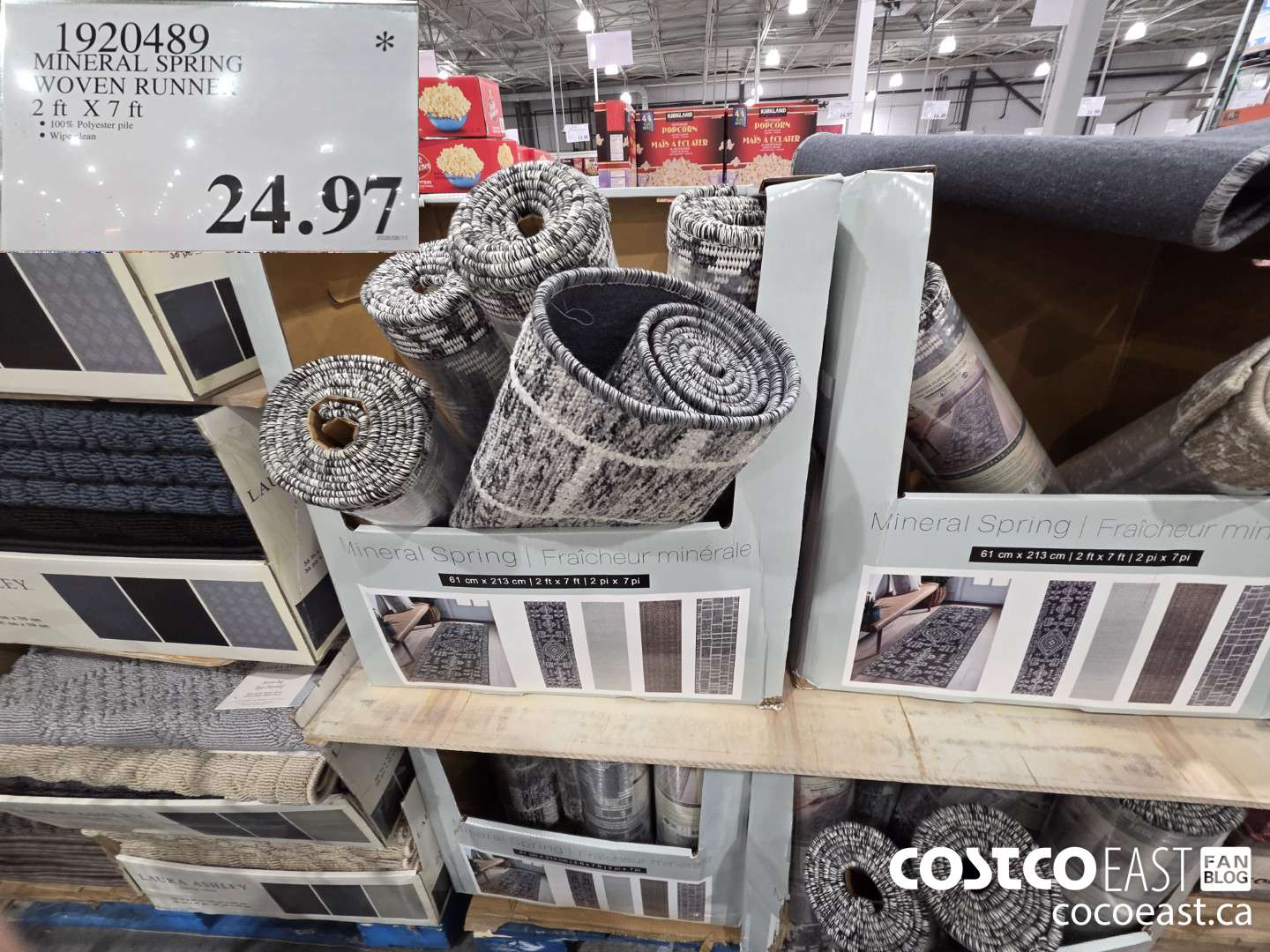 1920489 MINERAL SPRINGS WOVEN RUNNER 2' X 7' ($13.00 INSTANT SAVINGS) $24.97