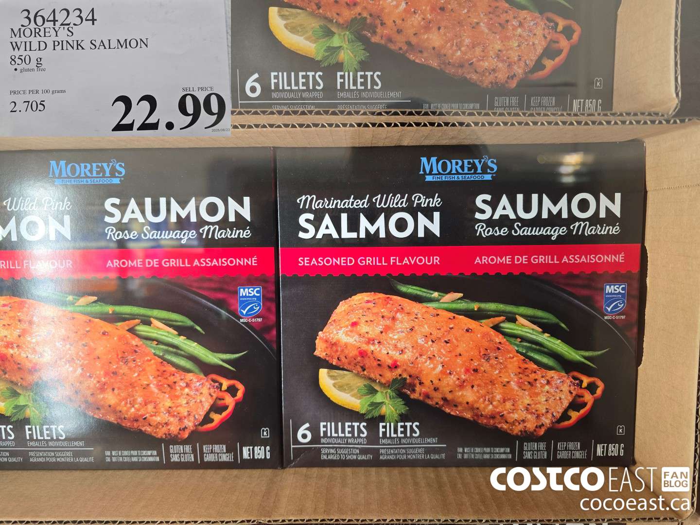 364234 MOREY'S WILD PINK SALMON 850 g $22.99