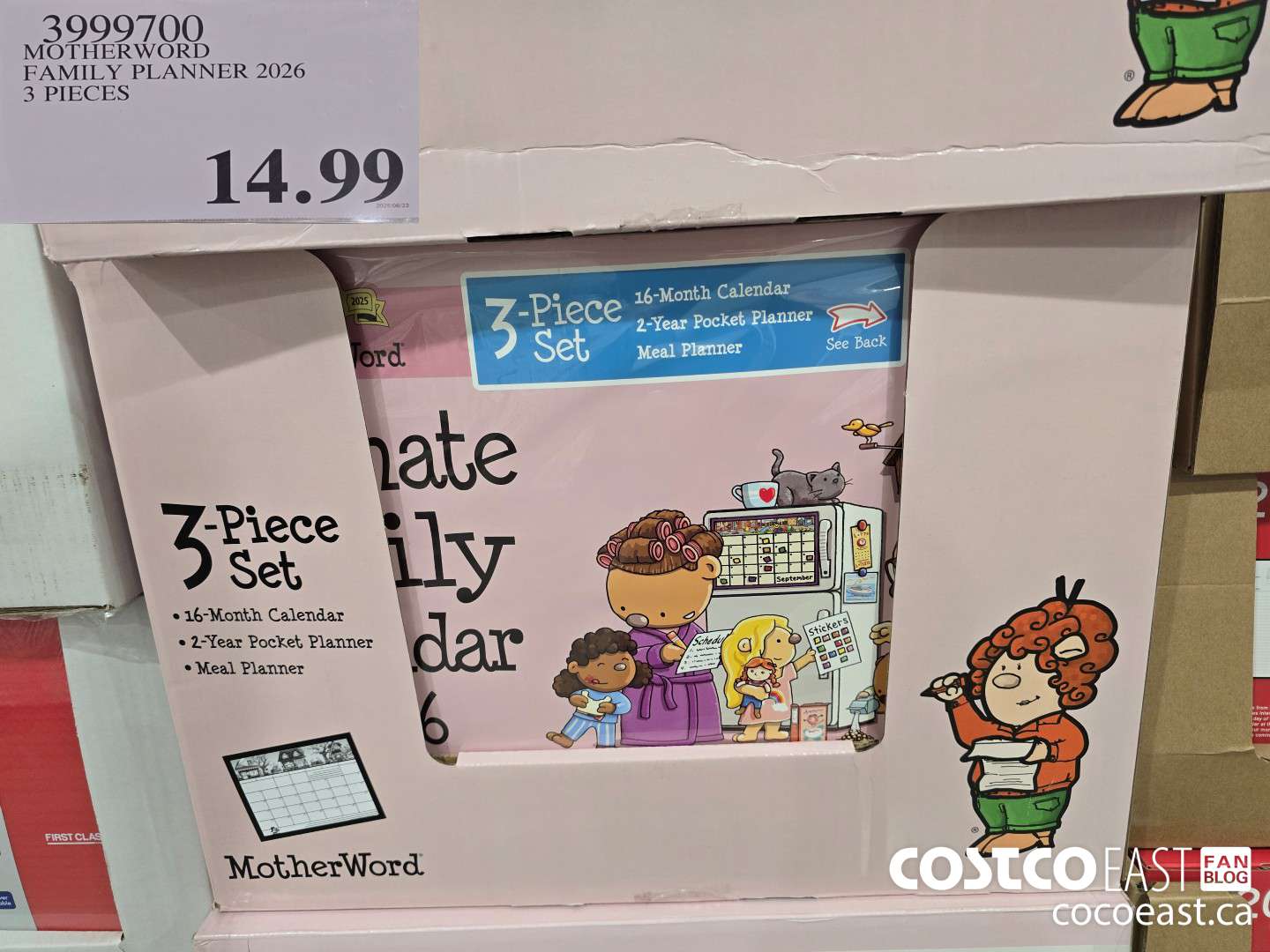 3999700 MOTHERWORD FAMILY PLANNER 2026 $14.99