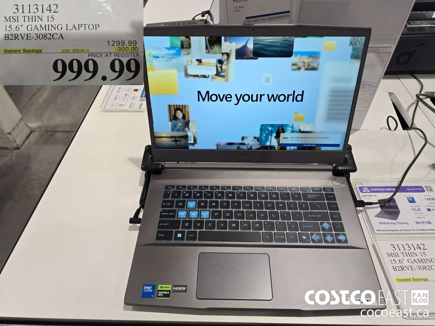 3113142 MSI THIN 15 15.6