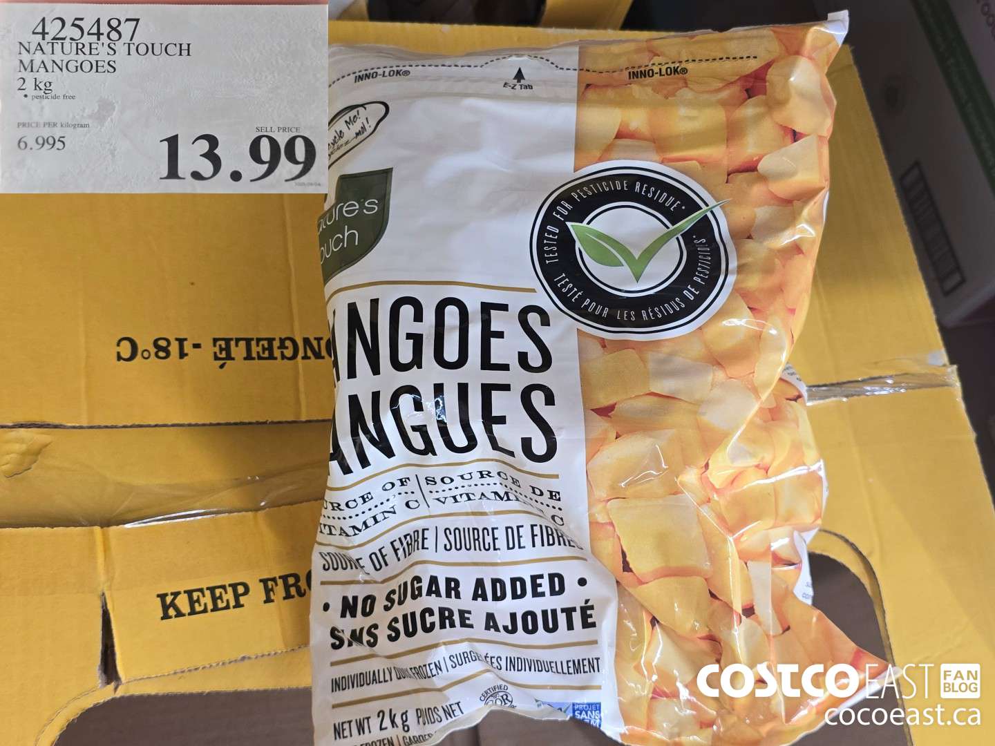 425487 NATURE'S TOUCH MANGOES 2 kg $13.99