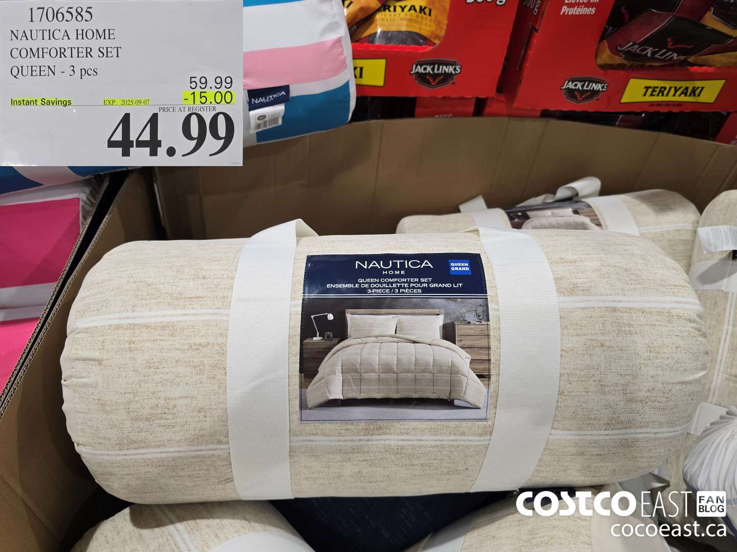 1706585 NAUTICA COMFORTER SET QUEEN - 3 PC ($15.00 INSTANT SAVINGS EXPIRES ON 2025-09-07) $44.99