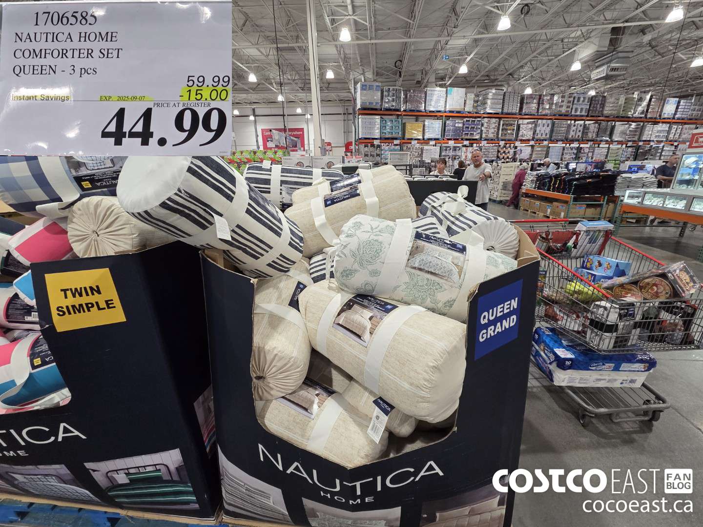 1706585 NAUTICA COMFORTER SET QUEEN - 3 PC ($15.00 INSTANT SAVINGS EXPIRES ON 2025-09-07) $44.99