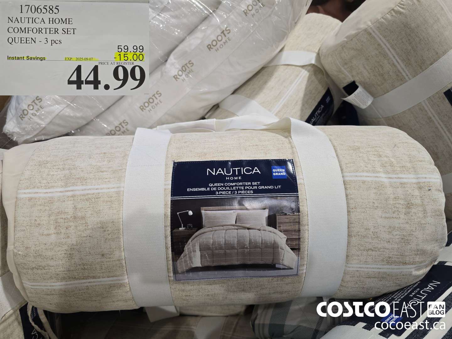 1706585 NAUTICA COMFORTER SET QUEEN - 3 PC ($15.00 INSTANT SAVINGS EXPIRES ON 2025-09-07) $44.99