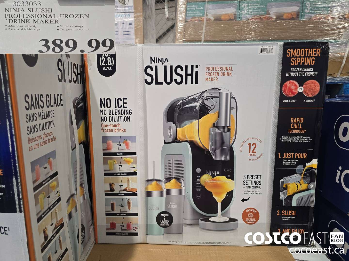 3033033 NINJA SLUSHI PROFESSIONAL FROZEN “DRINK MAKER $389.99