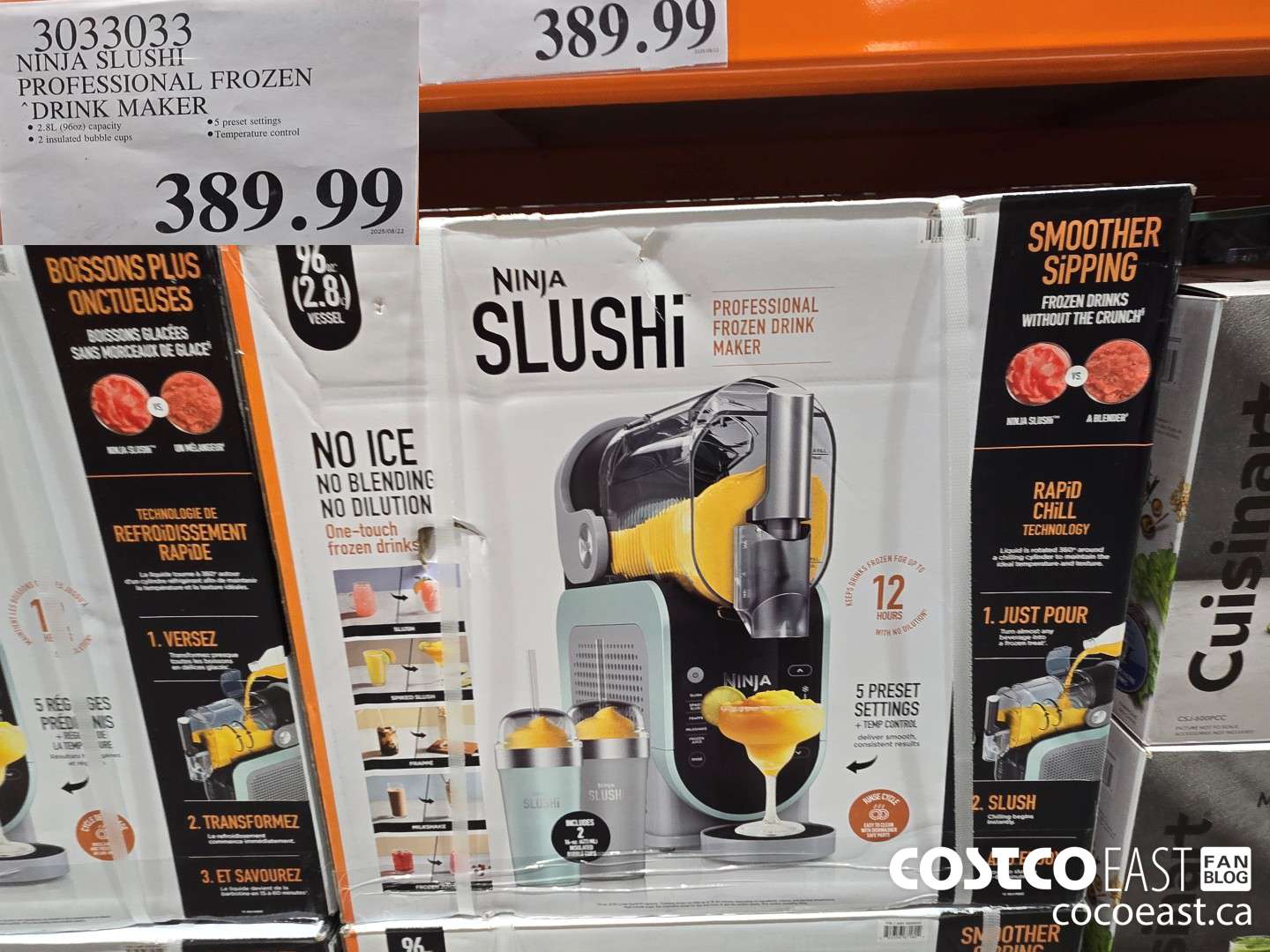 3033033 NINJA SLUSHI PROFESSIONAL FROZEN “DRINK MAKER $389.99