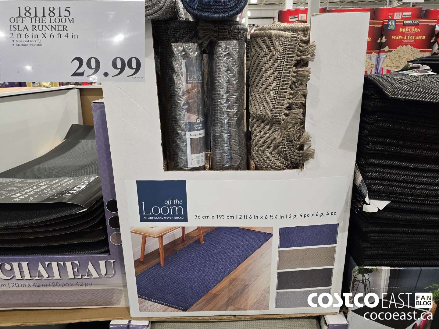 1811815 OFF THE LOOM ISLA RUNNER 2 it 6 in X 6 ft 4 in $29.99