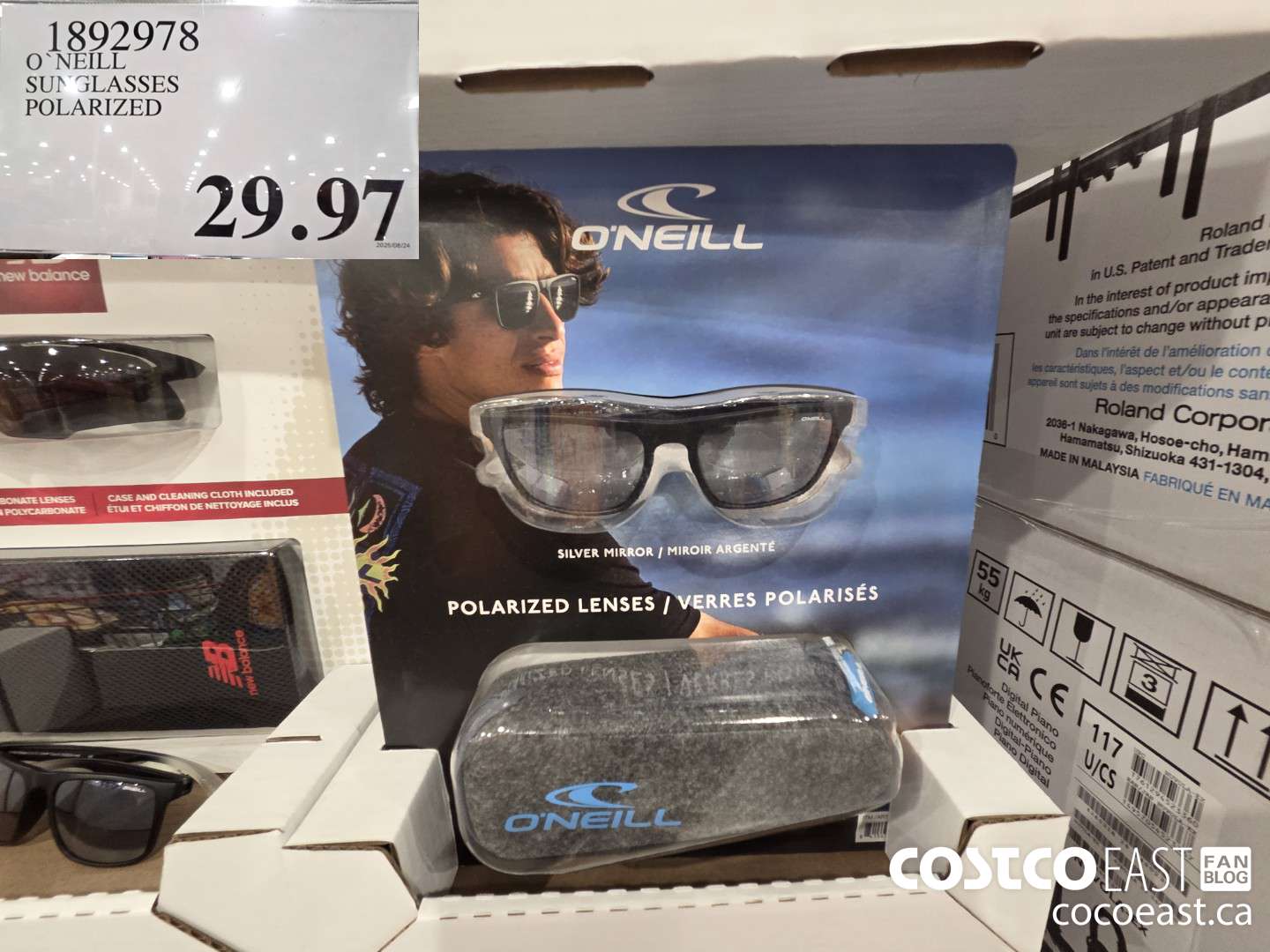 1892978 O'NEILL SUNGLASSES POLARIZED ($10.00 INSTANT SAVINGS) $29.97