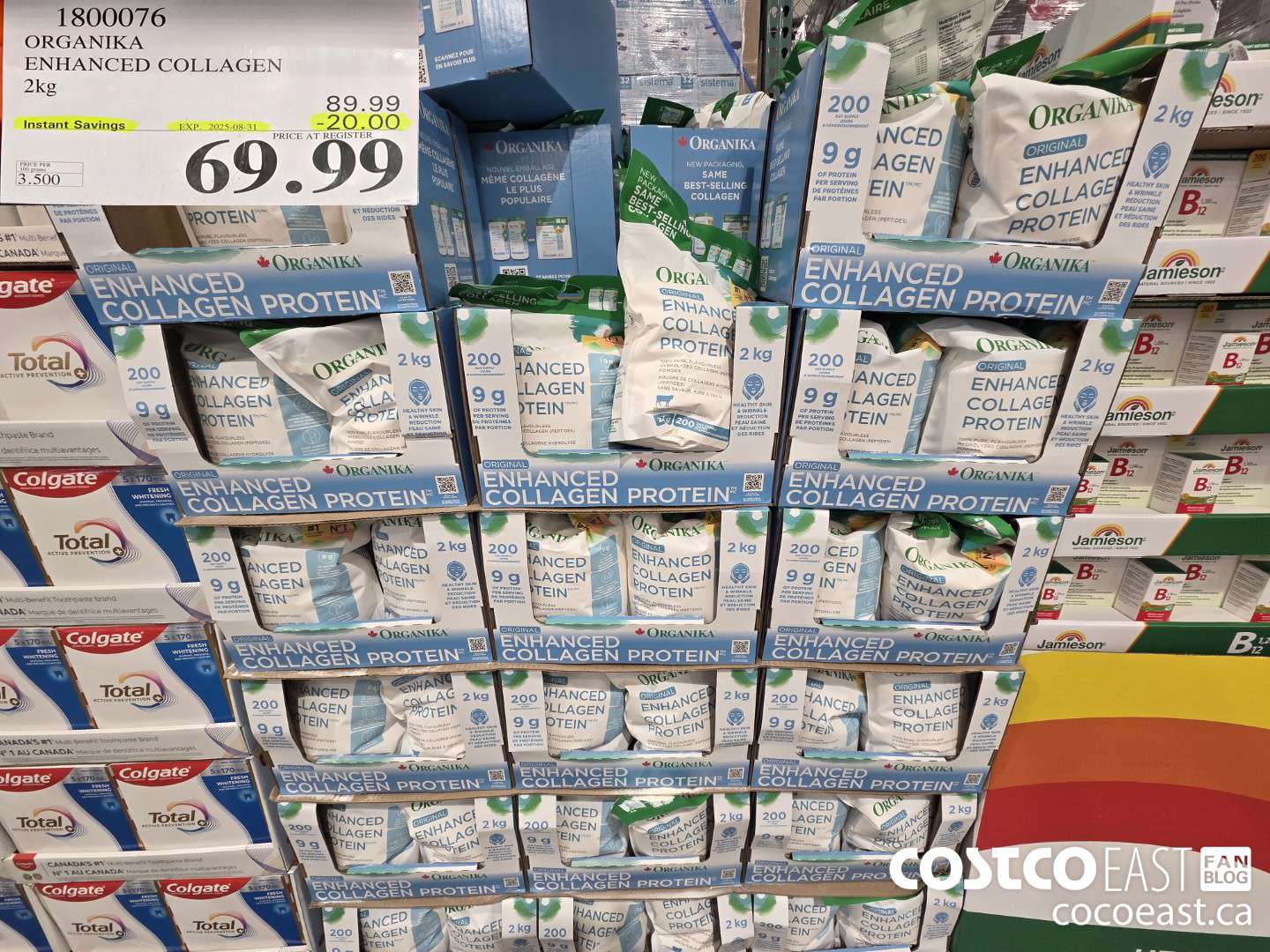 1800076 ORGANIKA ENHANCED COLLAGEN 2kg ($20.00 INSTANT SAVINGS EXPIRES ON 2025-08-31) $69.99