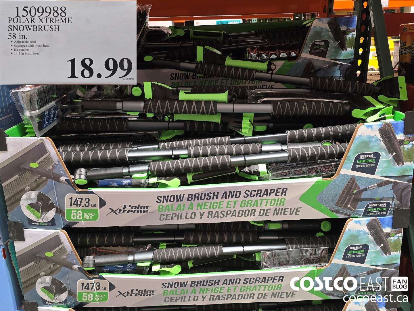 1509988 POLAR XTREME SNOWBRUSH 58 IN $18.99