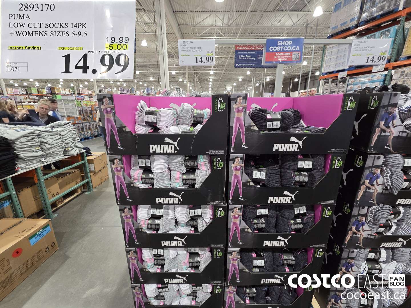 2893170 PUMA LOW CUT SOCKS 14PK + WOMENS SIZES 5-9.5 ($5.00 INSTANT SAVINGS EXPIRES ON 2025-08-31) $14.99