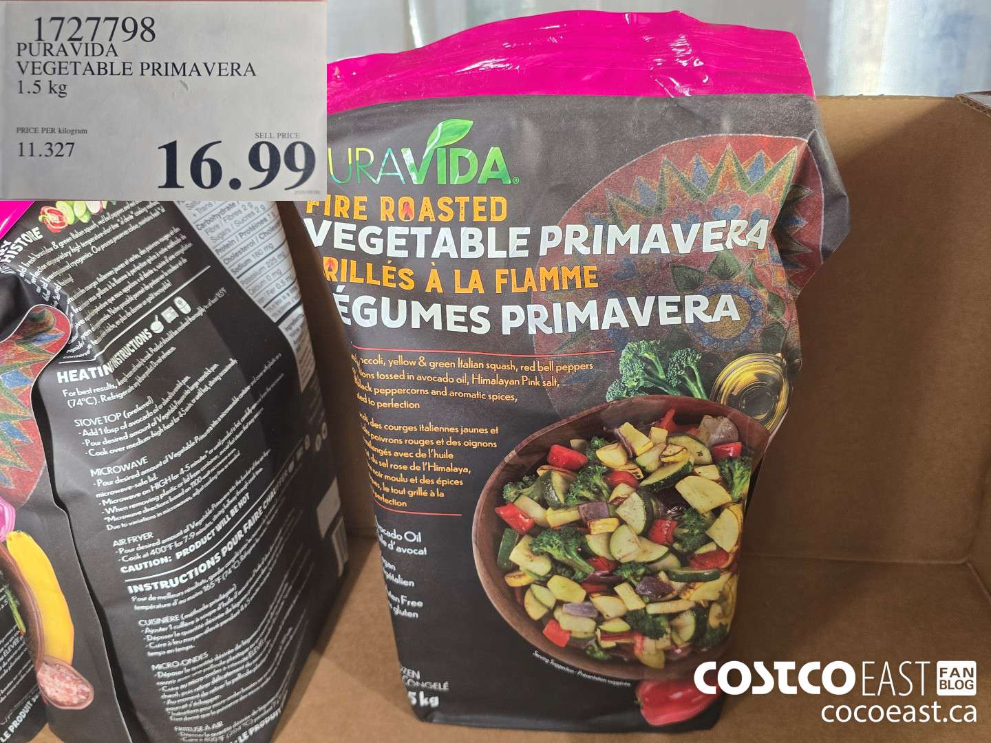 1727798 PURAVIDA VEGETABLE PRIMAVERA 1.5 kg $16.99