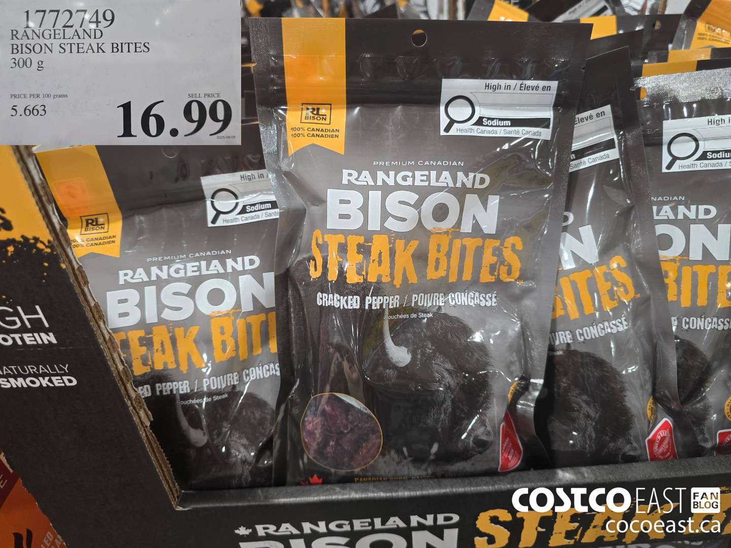 1772749 RANGELAND BISON STEAK BITES 300g $16.99