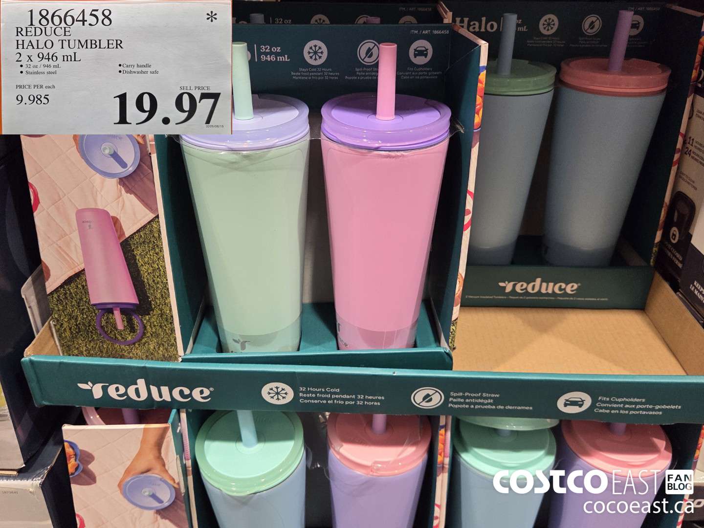 1866458 REDUCE HALO TUMBLER PACK OF 2 ($10.00 INSTANT SAVINGS) $19.97