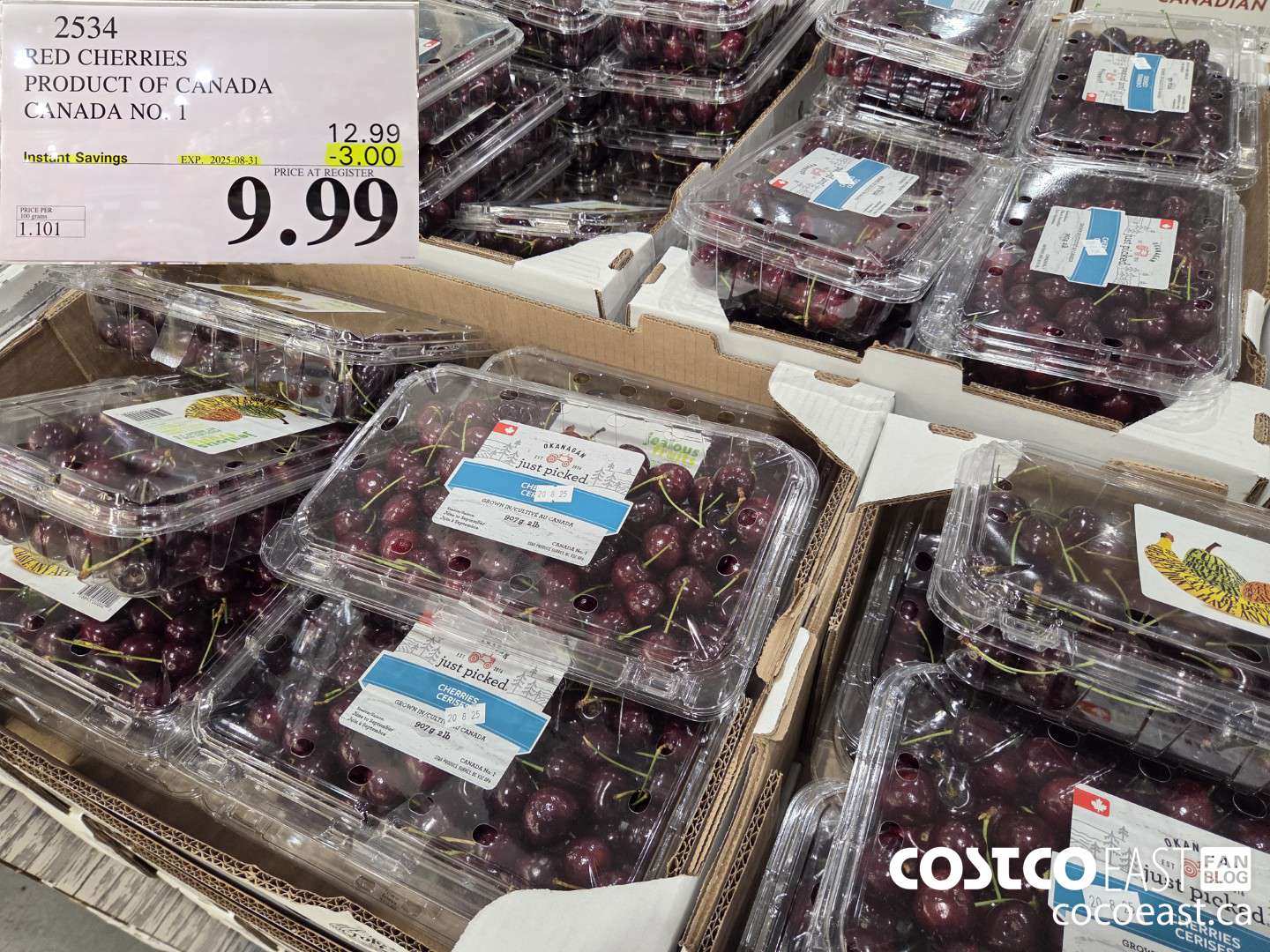 2534 RED CHERRIES PRODUCT OF USA ($3.00 INSTANT SAVINGS EXPIRES ON 2024-08-31) $9.99