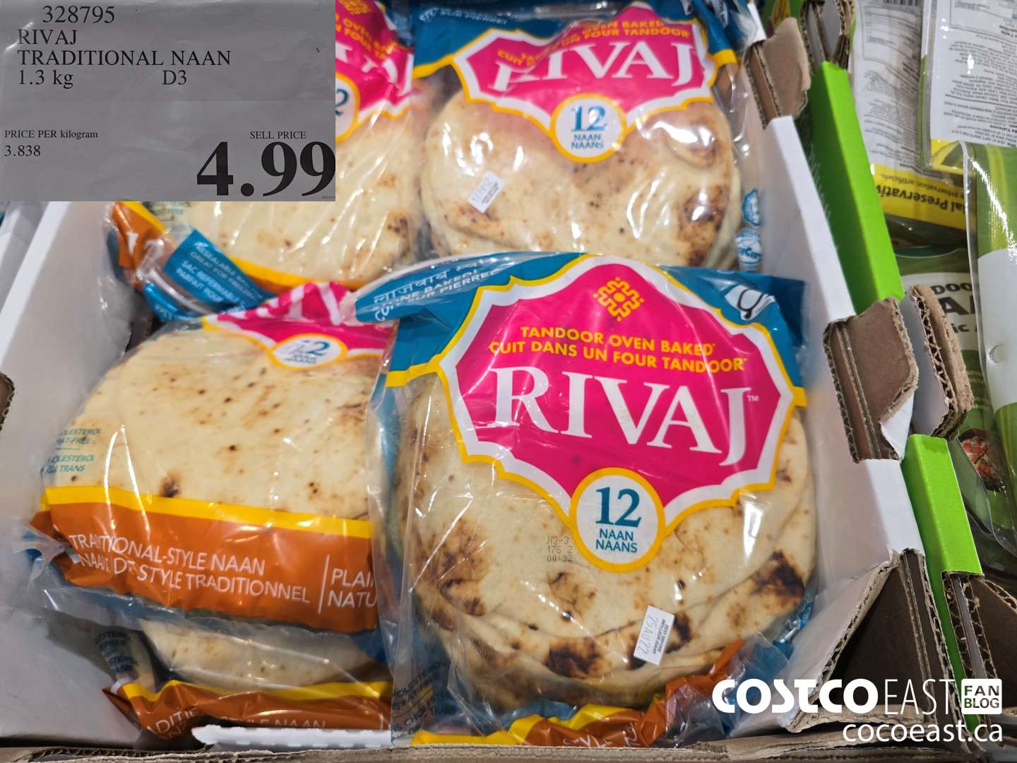 328795 RIVAI TRADITIONAL NAAN 1.3 KG $4.99