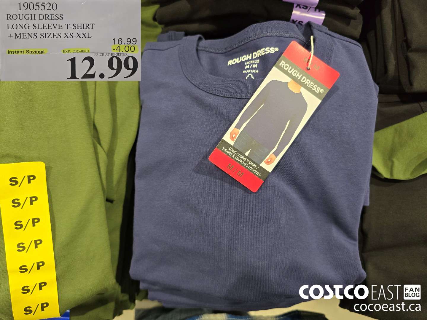 1905520 ROUGH DRESS LONG SLEEVE T-SHIRT +MENS SIZES XS-XXL ($4.00 INSTANT SAVINGS EXPIRES ON 2025-08-31) $12.99