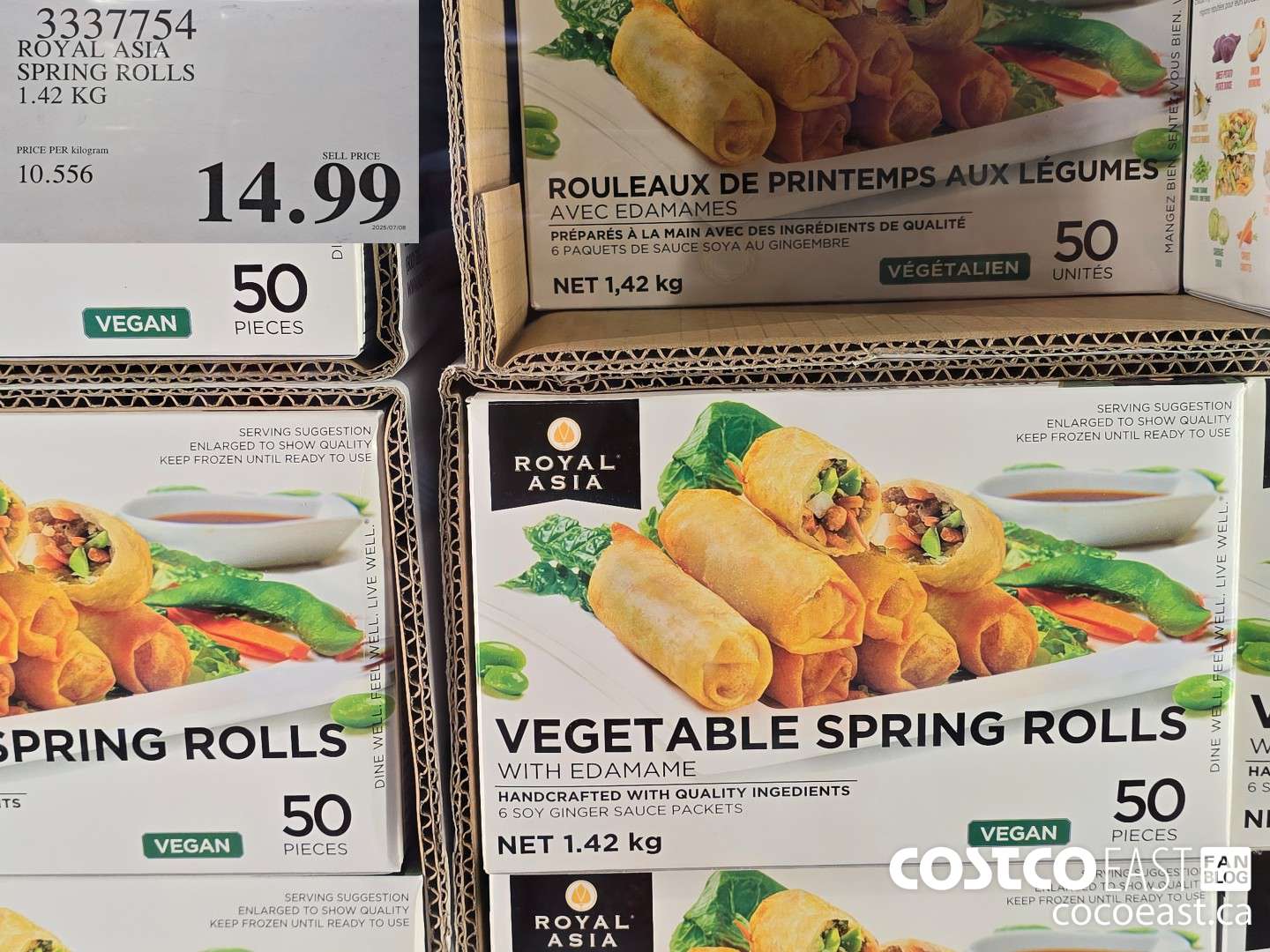 3337754 ROYAL ASIA SPRING ROLLS 1.42 KG $14.99