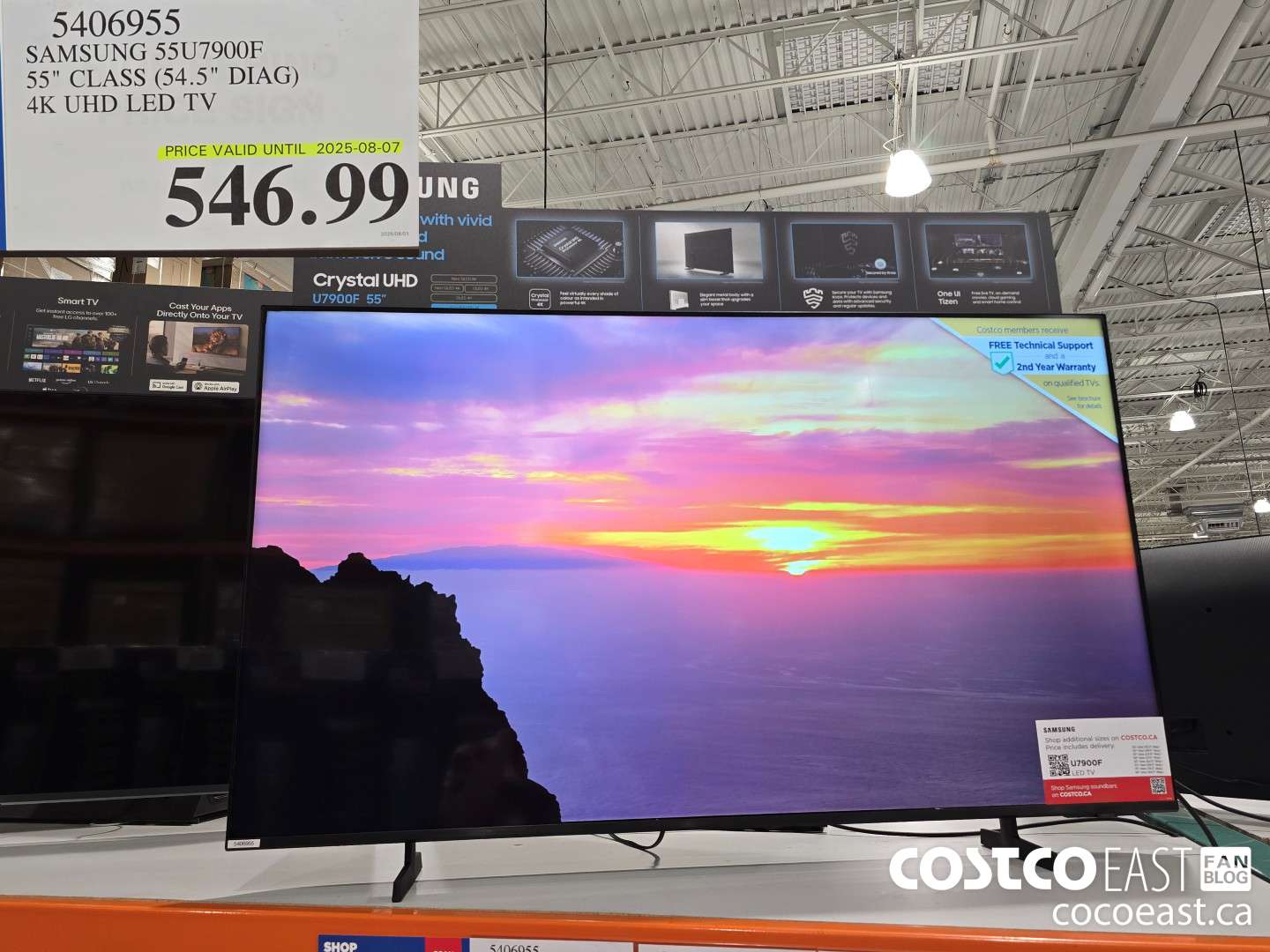 5406955 SAMSUNG 55U7900F 55