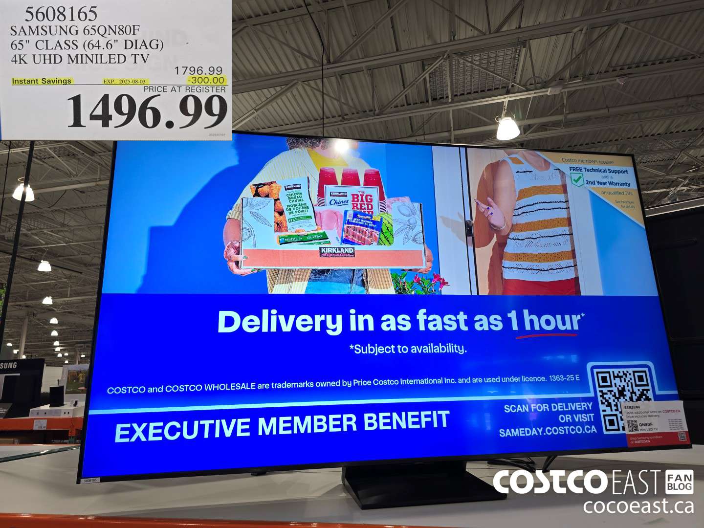 5608165 SAMSUNG 65QN80F 65