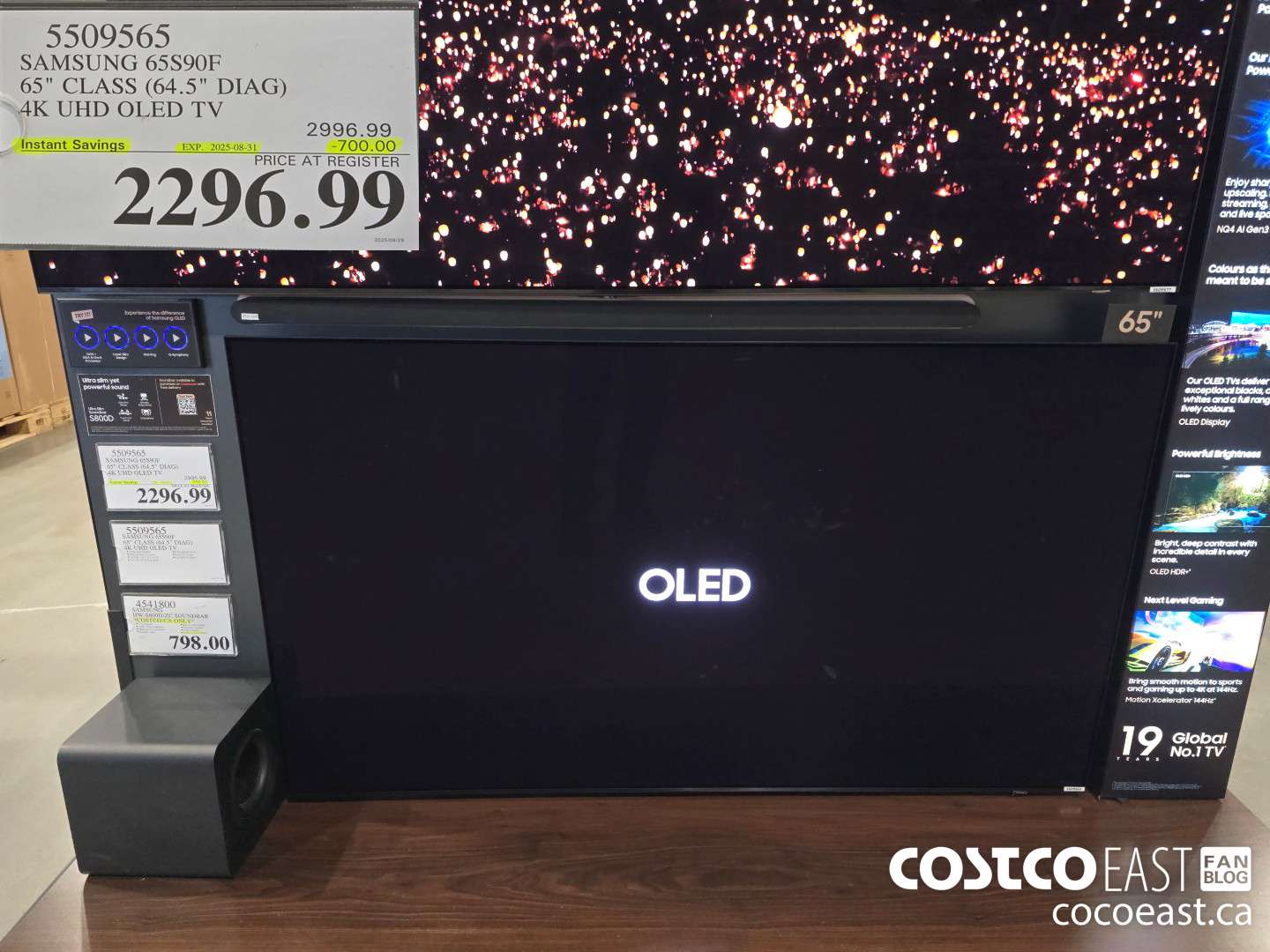 5509565 SAMSUNG 65S90F 65