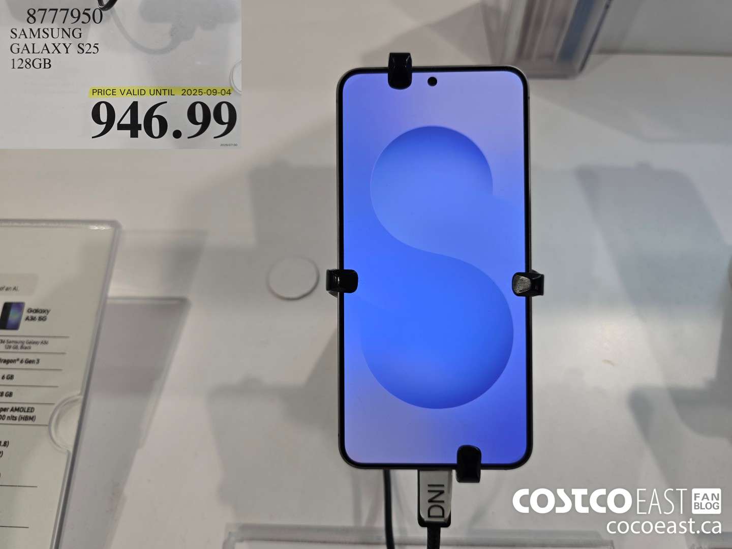 8777950 SAMSUNG GALAXY S25 128GB $946.99