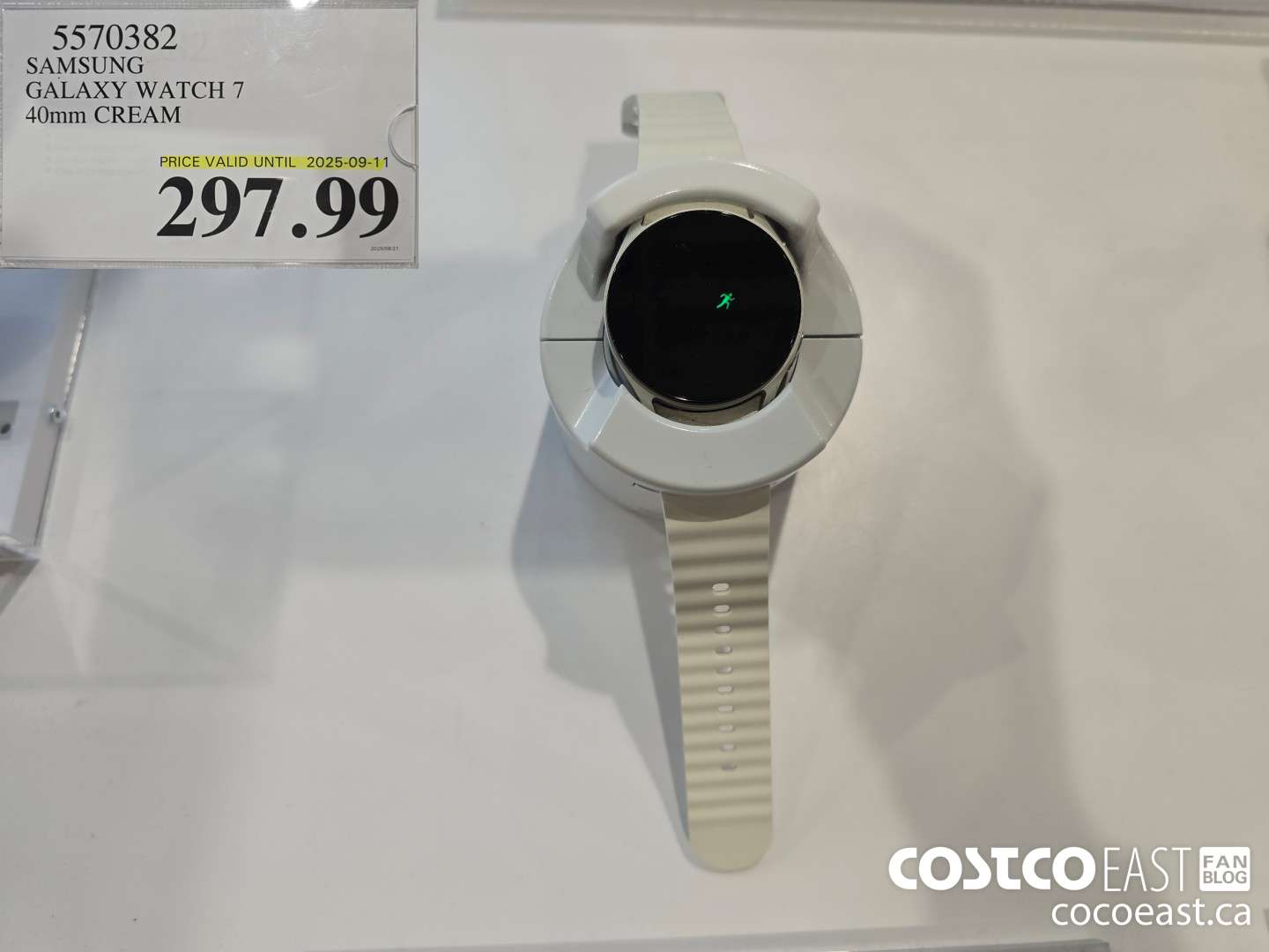 5570382 SAMSUNG GALAXY WATCH 7 40mm CREAM $297.99