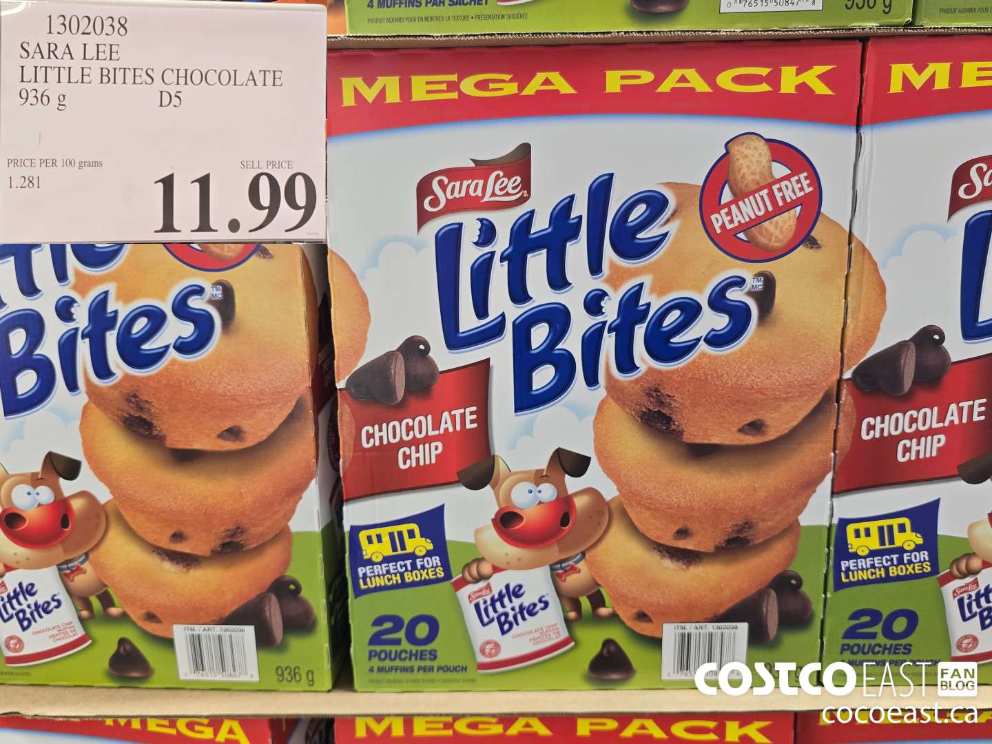 1302038 SARA LEE LITTLE BITES CHOCOLATE 936 g $11.99