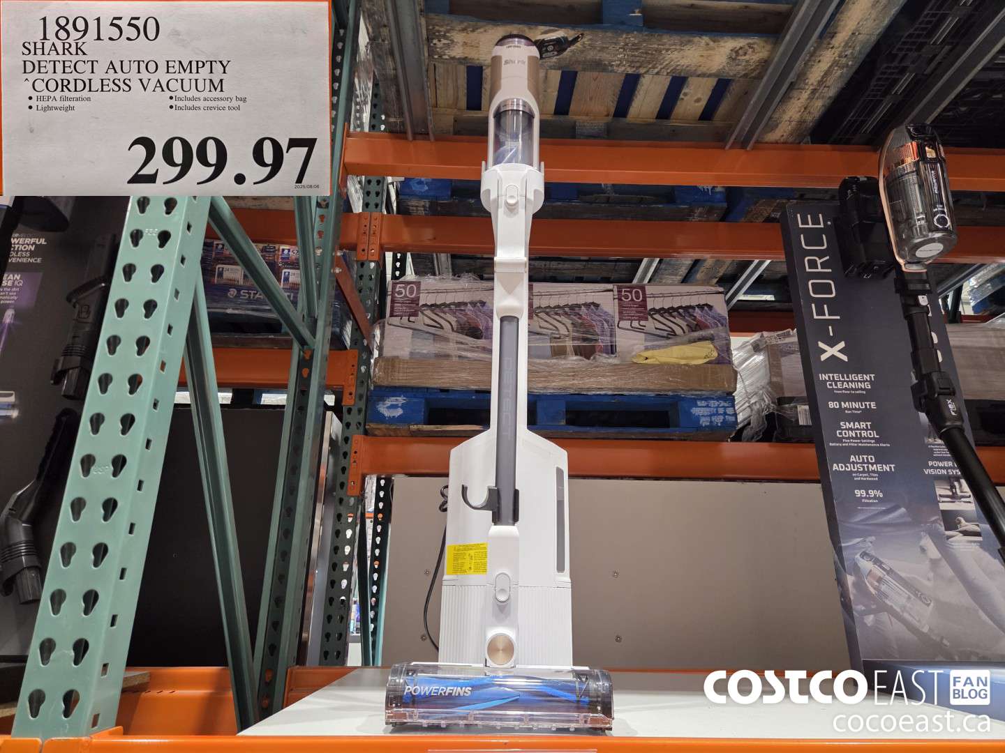 1891550 SHARK DETECT AUTO EMPTY CORDLESS VACUUM ($100.00 INSTANT SAVINGS) $299.97