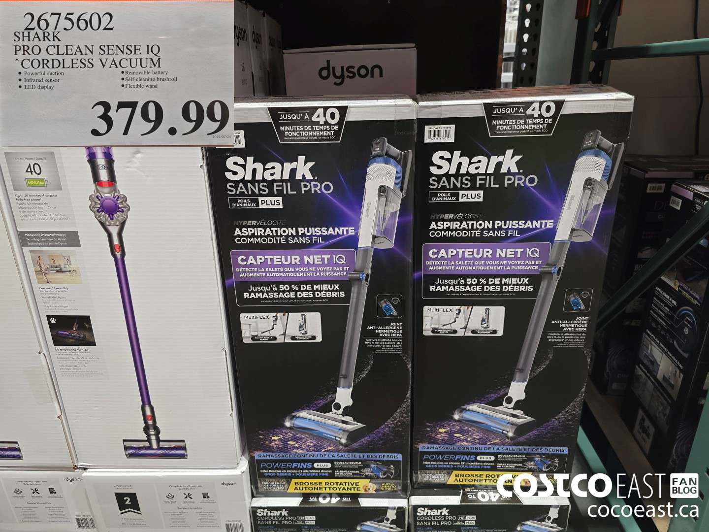 2675602 SHARK PRO CLEAN SENSE IQ CORDLESS VACUUM $379.99